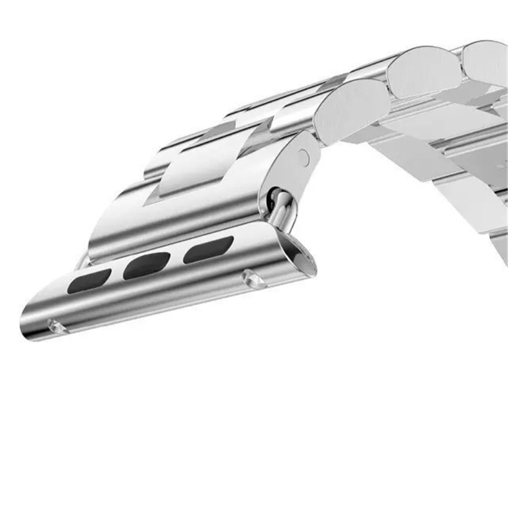  Lyxigt Metallarmband Apple Watch 42/44/45/46/49 mm Silver