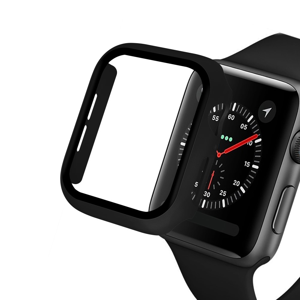  Härdat Glas Skydd Apple Watch 44 mm Svart