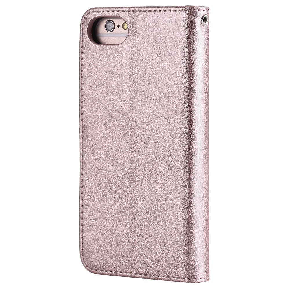  iPhone 6/7/8/SE (2020/2022) - 2in1 Magnet/Plånboksfodral - Roséguld