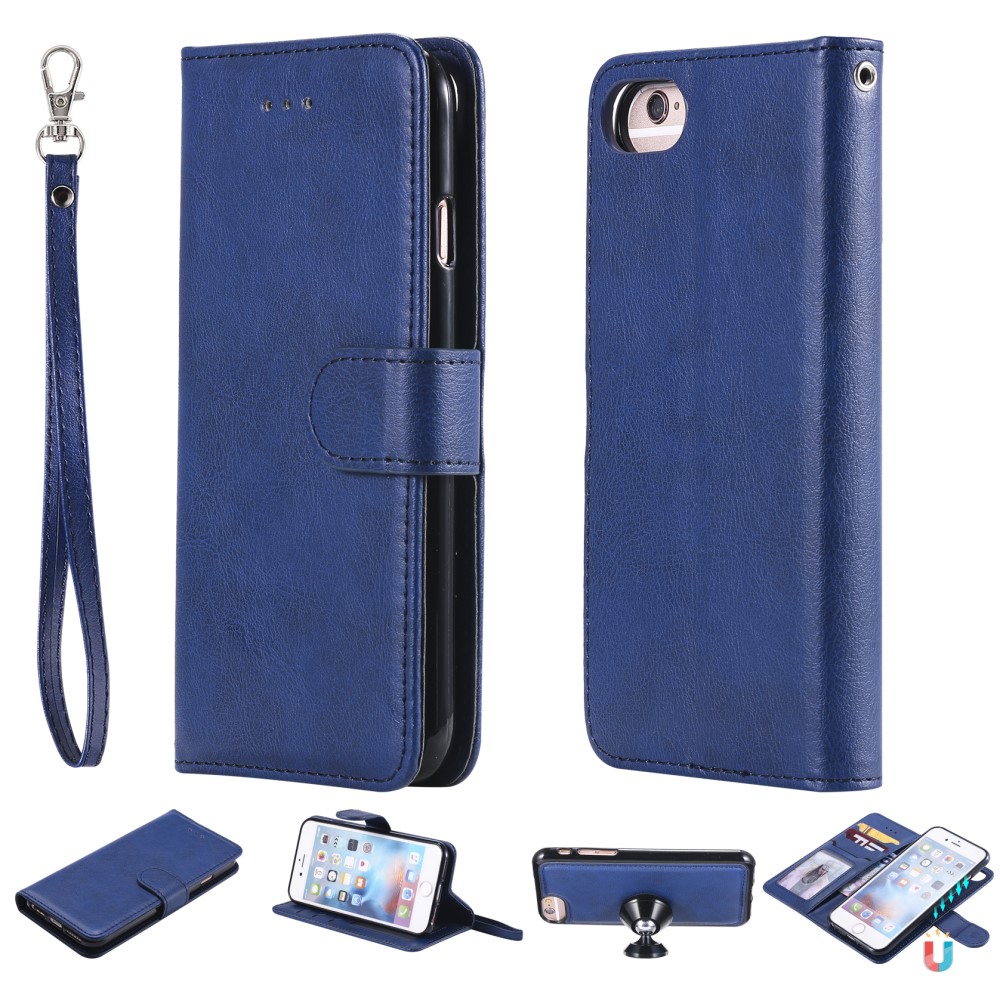  iPhone 6/7/8/SE (2020/2022) - 2in1 Magnet/Plånboksfodral - Mörk Blå