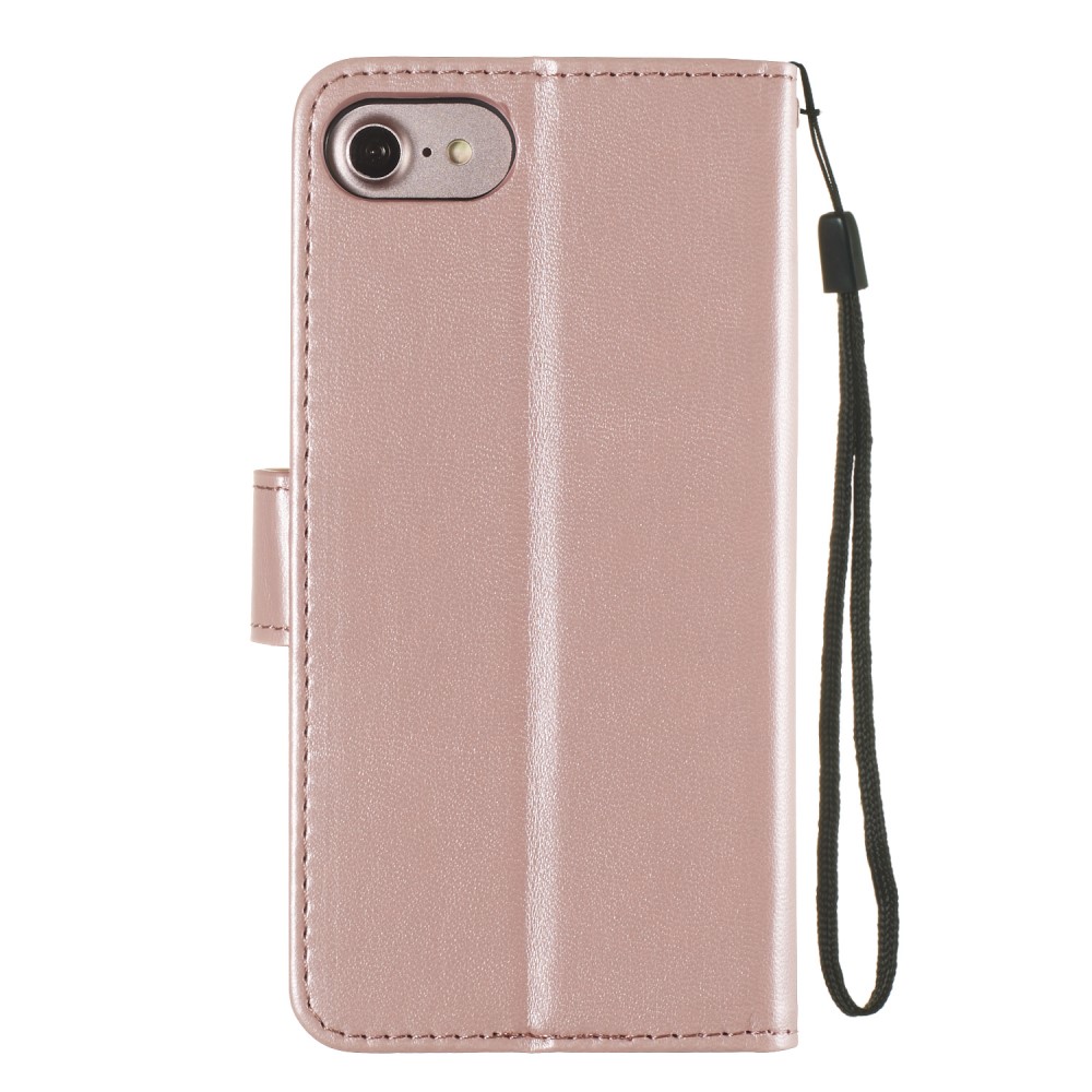  iPhone 7/8/SE (2020/2022) - Plånboksfodral - Roséguld