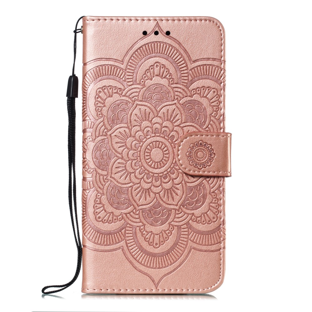  iPhone 7/8/SE (2020/2022) - Mandala Plånboksfodral - Roséguld