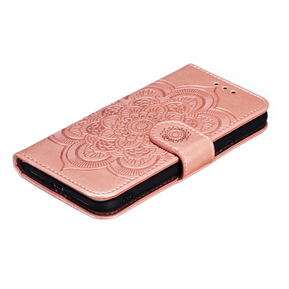 iPhone 7/8/SE (2020/2022) - Mandala Plånboksfodral - Roséguld