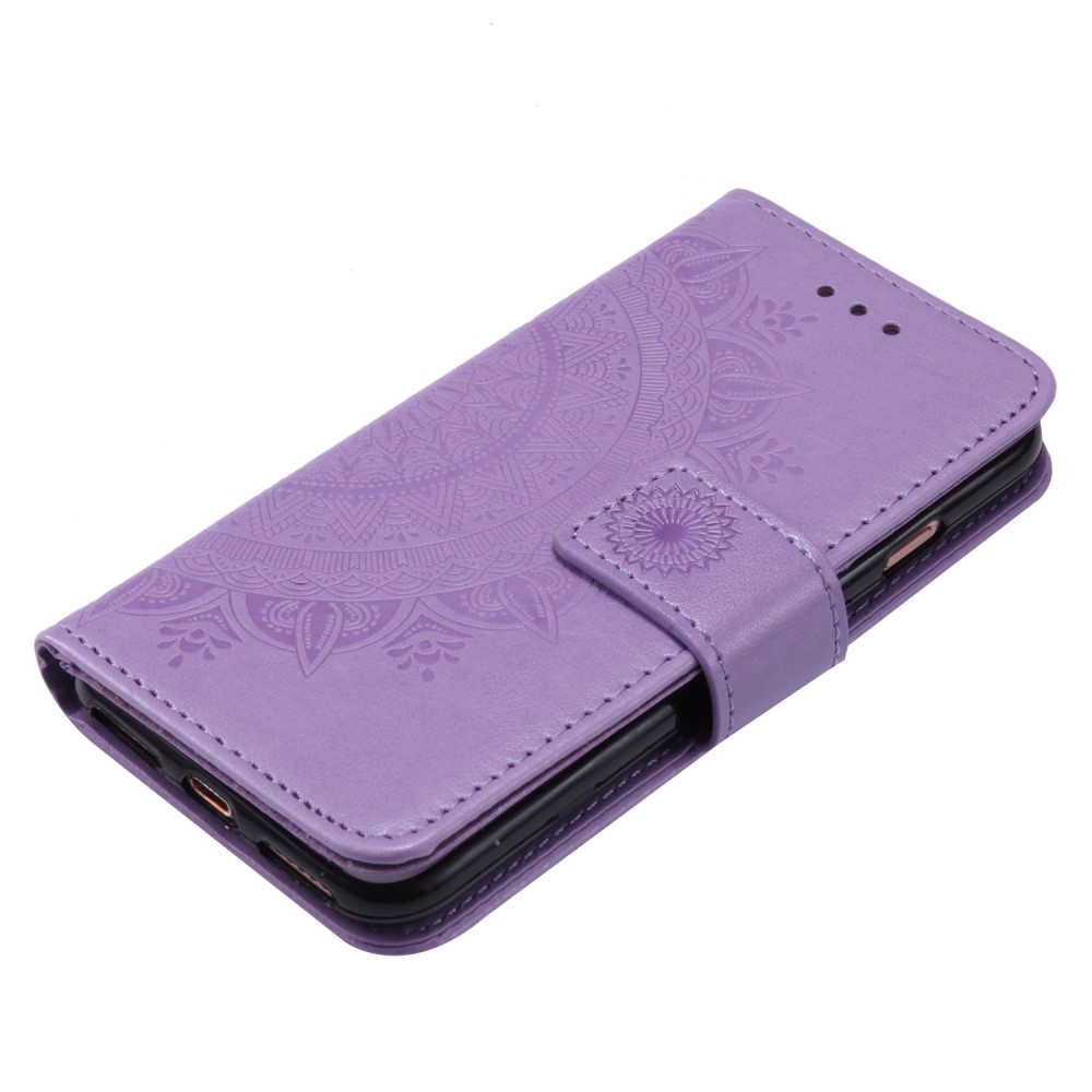  iPhone 7/8/SE (2020/2022) - Mandala Plånboksfodral - Lila