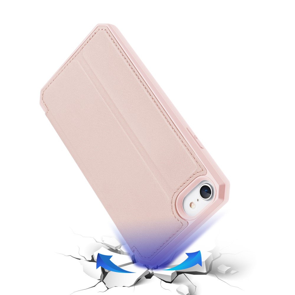 DUX DUCIS iPhone 7/8/SE (2020/2022) - DUX DUCIS Shockproof Plånboksfodral - Roséguld