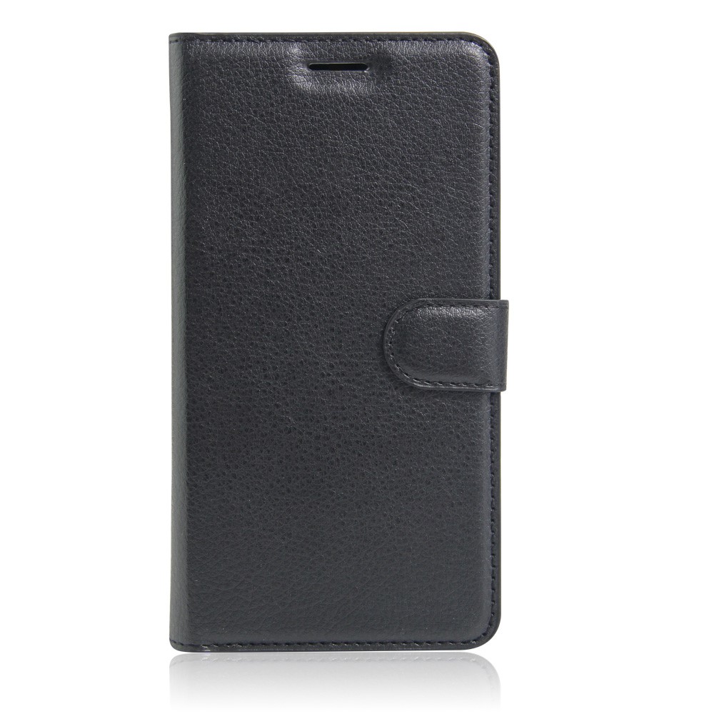  iPhone 7/8/SE (2020/2022) - Litchi Plånboksfodral - Svart