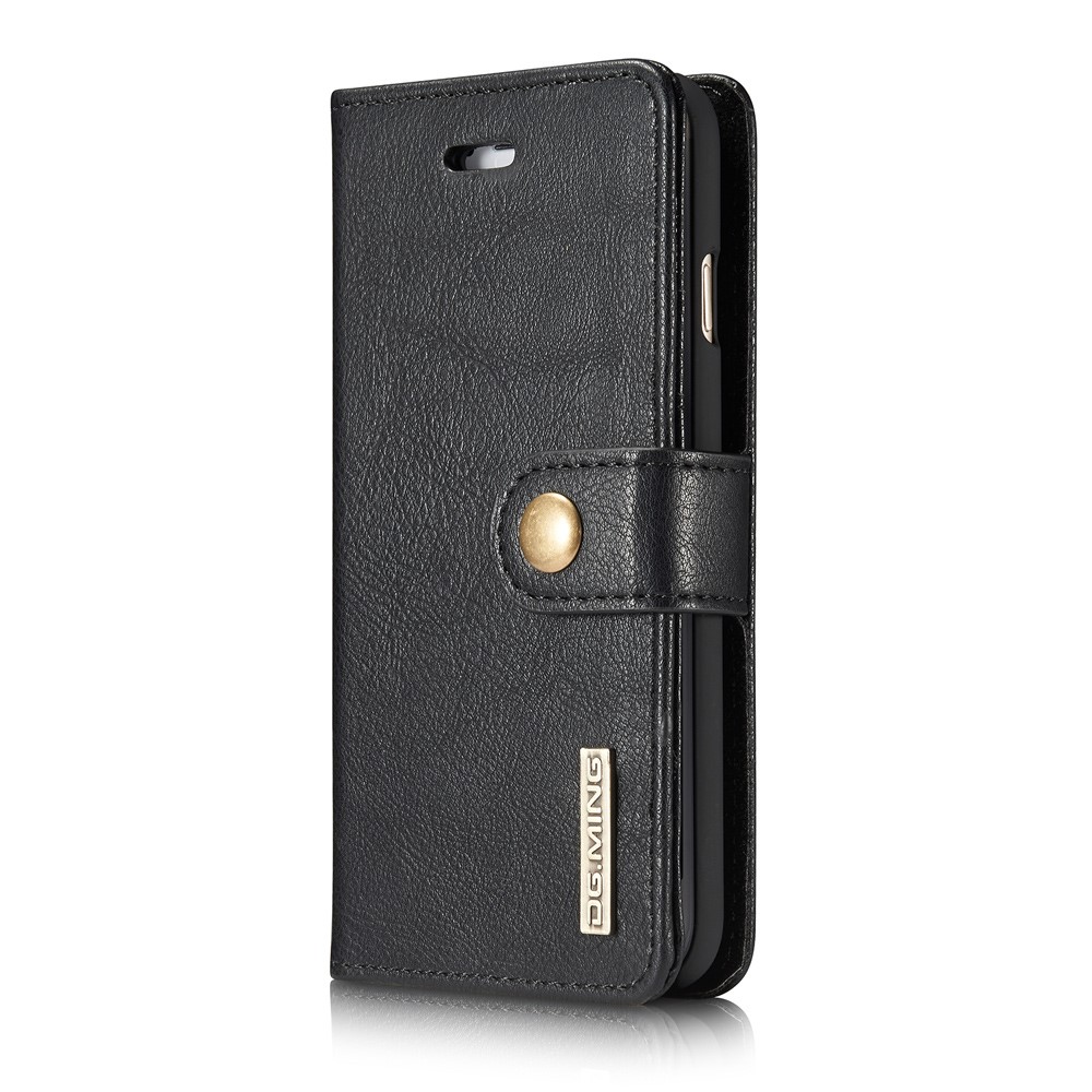 DG.MING iPhone 7/8/SE (2020/2022) - DG.MING Magnetskal/Plånboksfodral - Svart