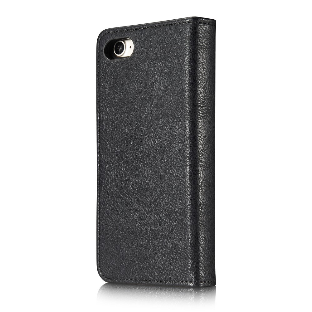 DG.MING iPhone 7/8/SE (2020/2022) - DG.MING Magnetskal/Plånboksfodral - Svart