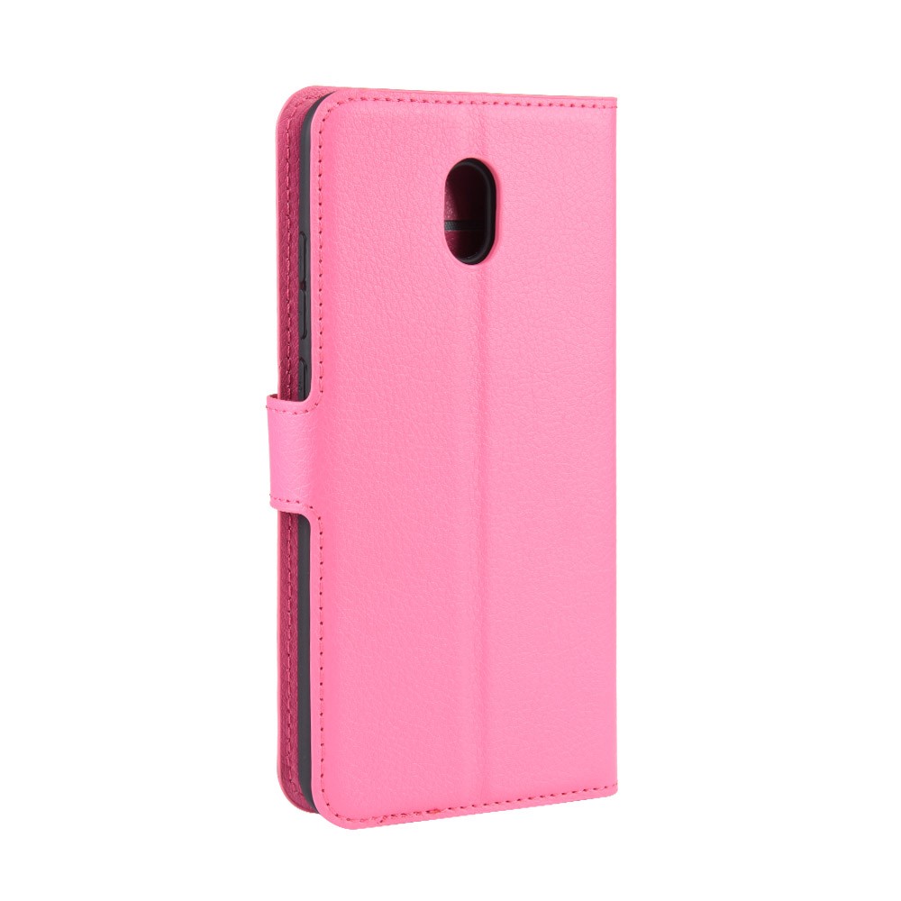  Xiaomi Redmi 8A - Litchi Plånboksfodral - Rosa