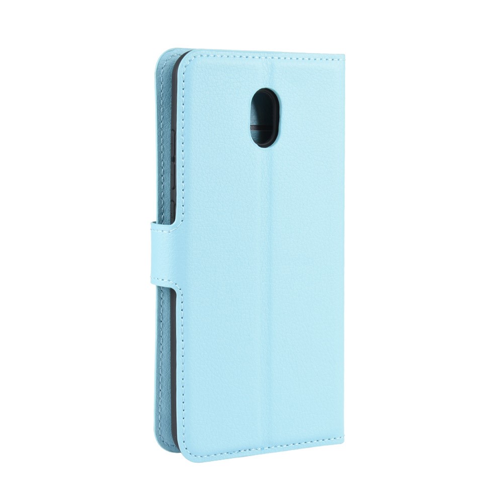  Xiaomi Redmi 8A - Litchi Plånboksfodral - Ljus Blå