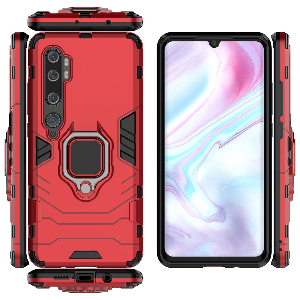  Xiaomi Mi Note 10 / Note 10 Pro - Ring Skal - Röd