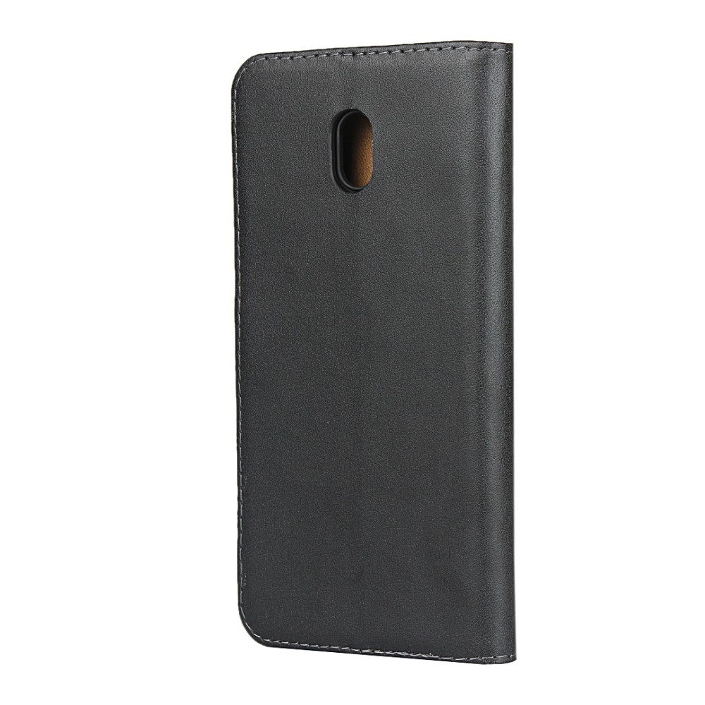  Xiaomi Redmi 8A - Äkta Läder Plånboksfodral - Svart