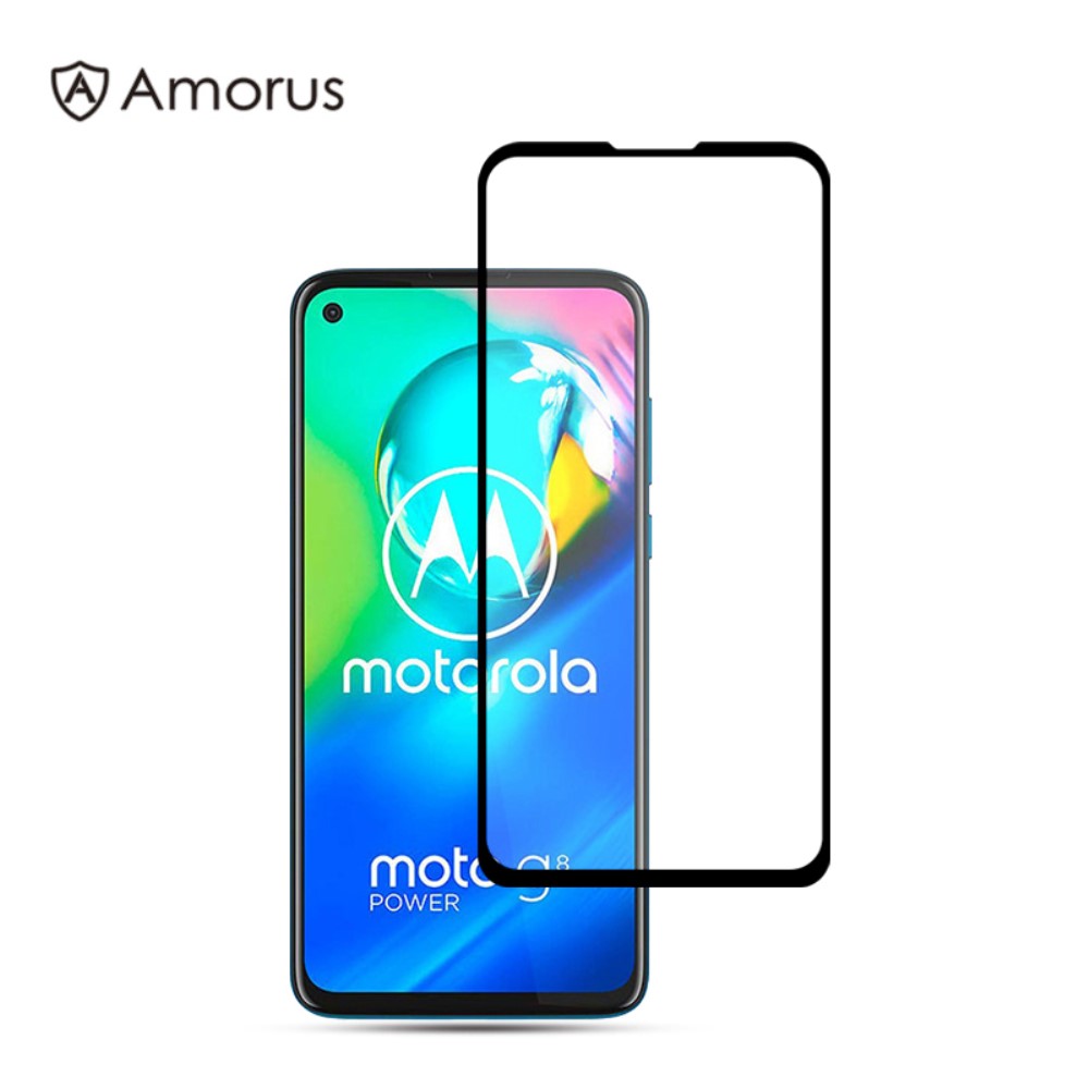 AMORUS Motorola Moto G8 Power - AMORUS Heltäckande Härdat Glas