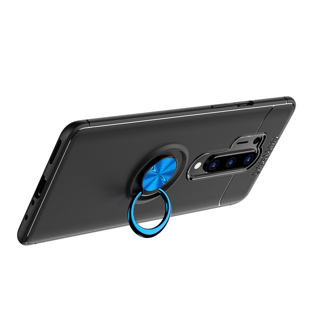  OnePlus 8 Pro - Ring Skal - Svart/Blå