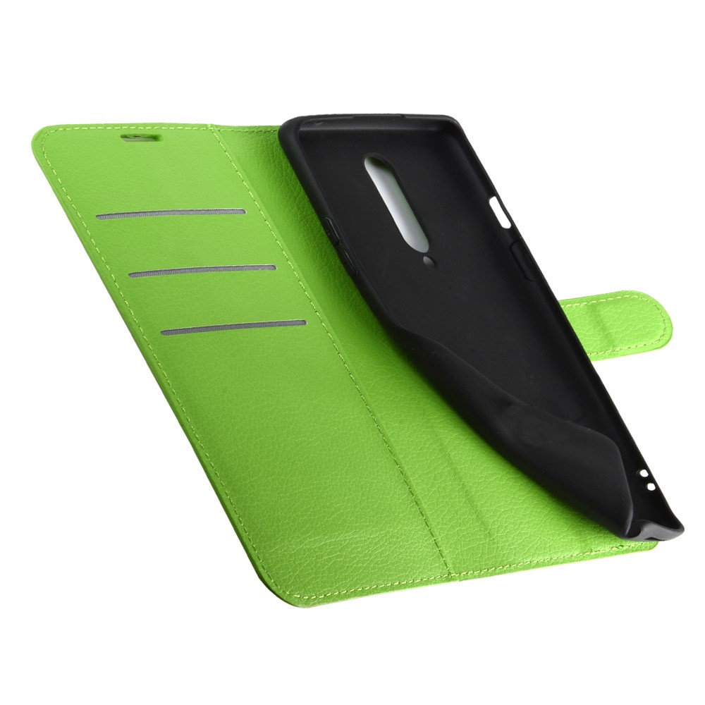  OnePlus 8 - Litchi Plånboksfodral - Grön
