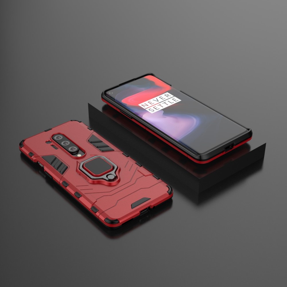  OnePlus 8 Pro - Hybrid Ring Skal - Röd