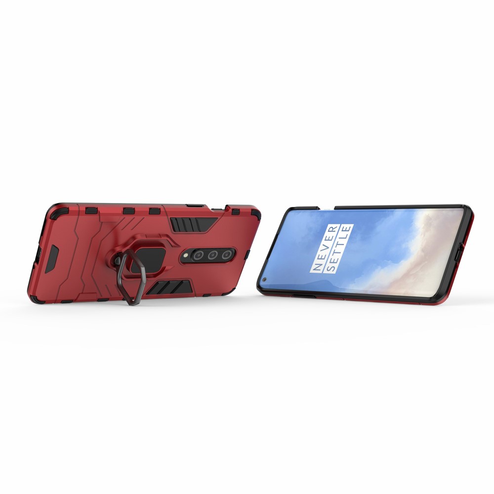  OnePlus 8 - Hybrid Ring Skal - Röd