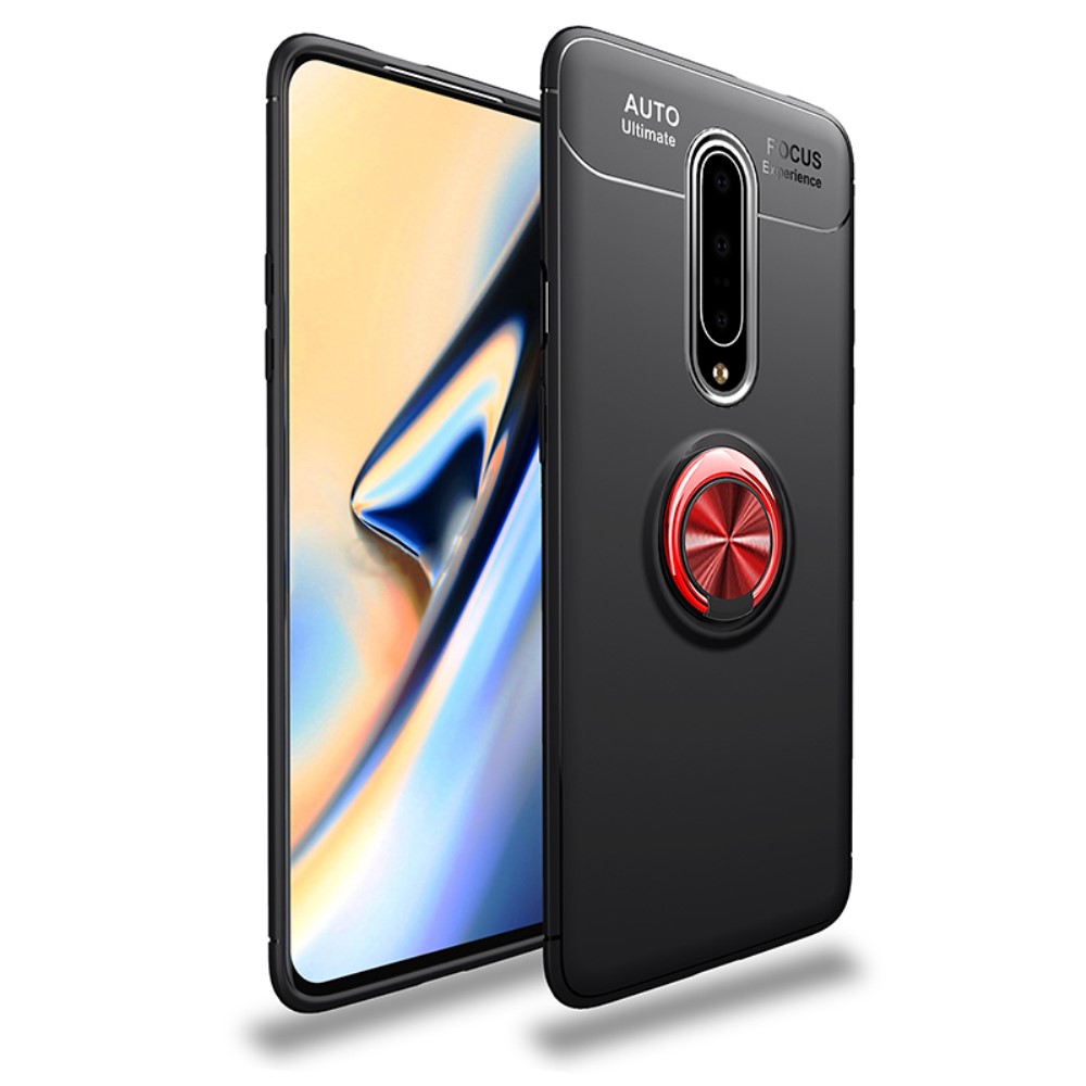  OnePlus 8 - Ring Skal - Svart/Röd