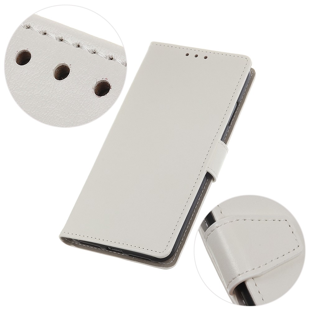  Samsung Galaxy A21s - Crazy Horse Plånboksfodral - Vit