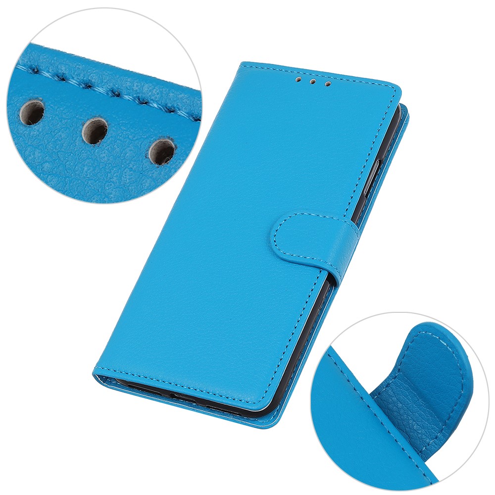  Sony Xperia L4 - Litchi Plånboksfodral - Blå