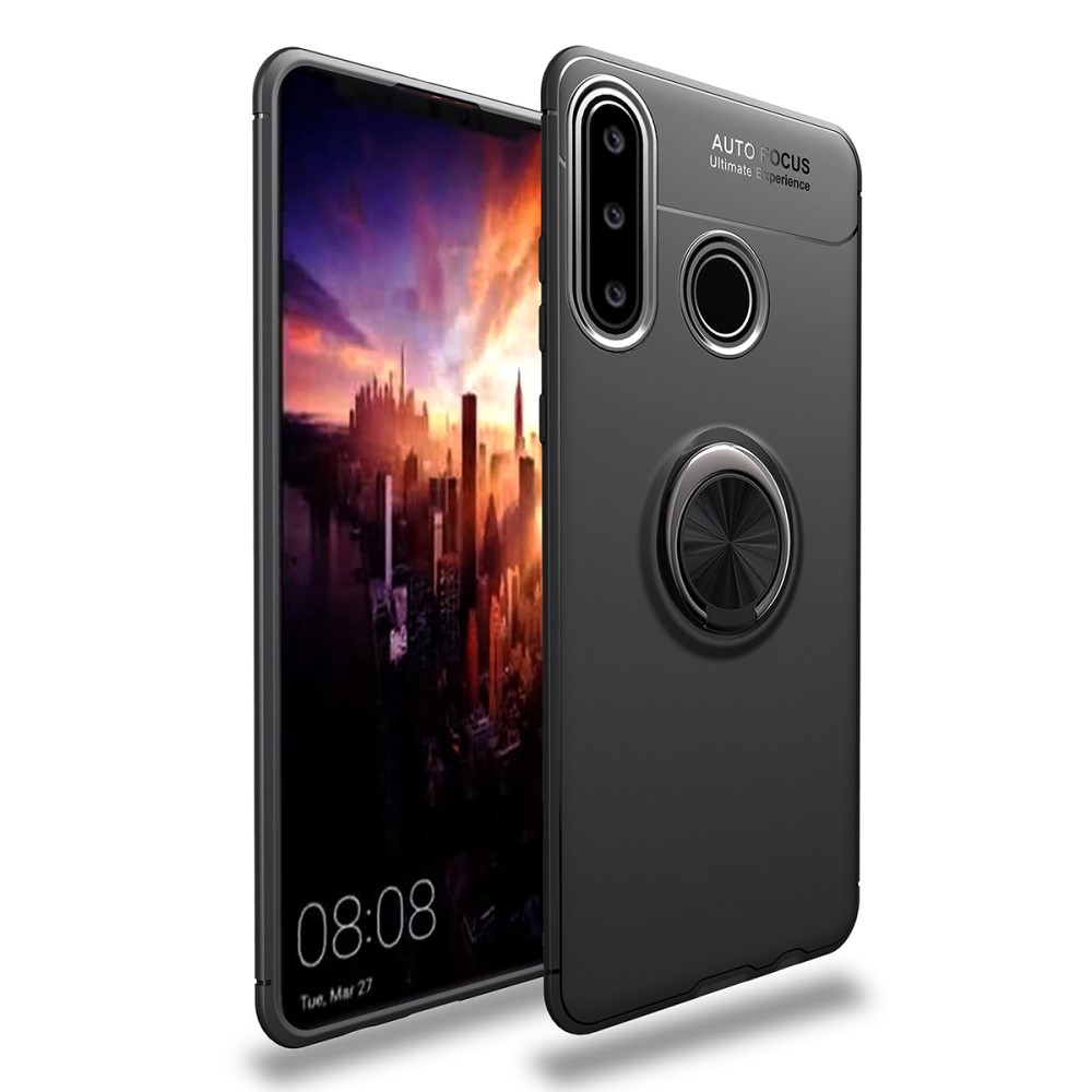  Huawei P40 Lite E - Ring Skal - Svart