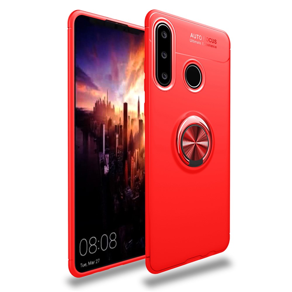  Huawei P40 Lite E - Ring Skal - Röd