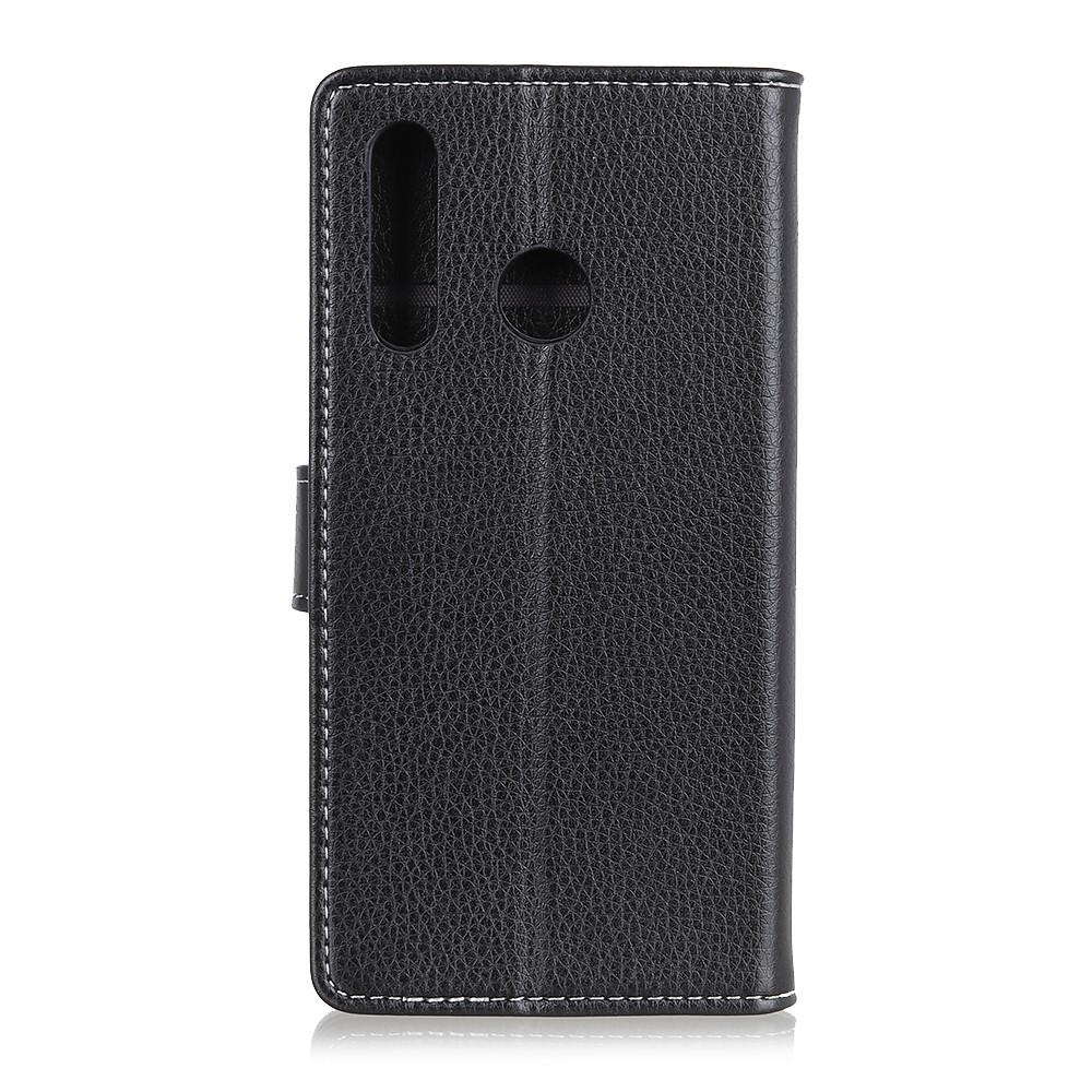  Huawei P40 Lite E - Litchi Plånboksfodral - Svart