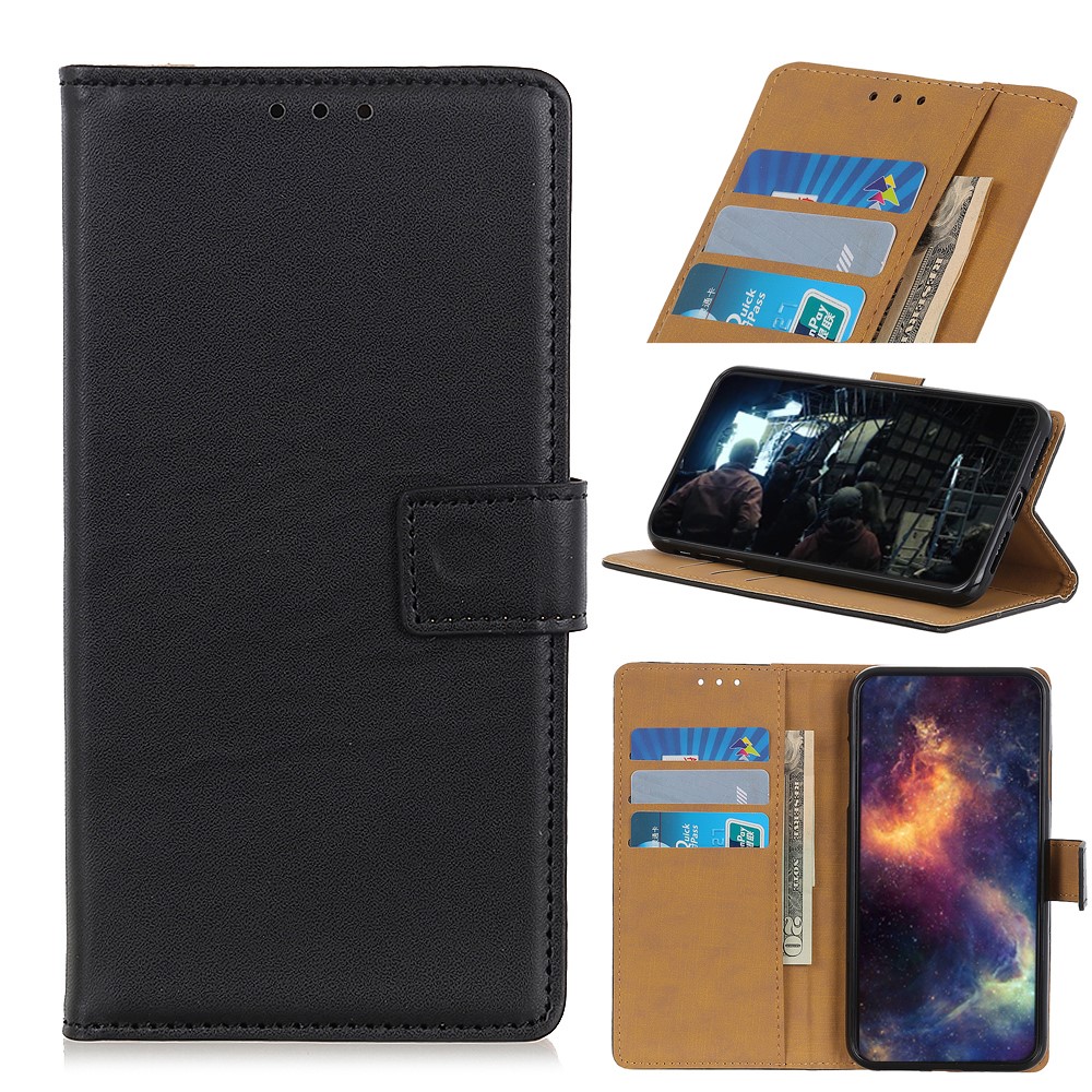 Huawei P40 Lite E - Plånboksfodral - Svart