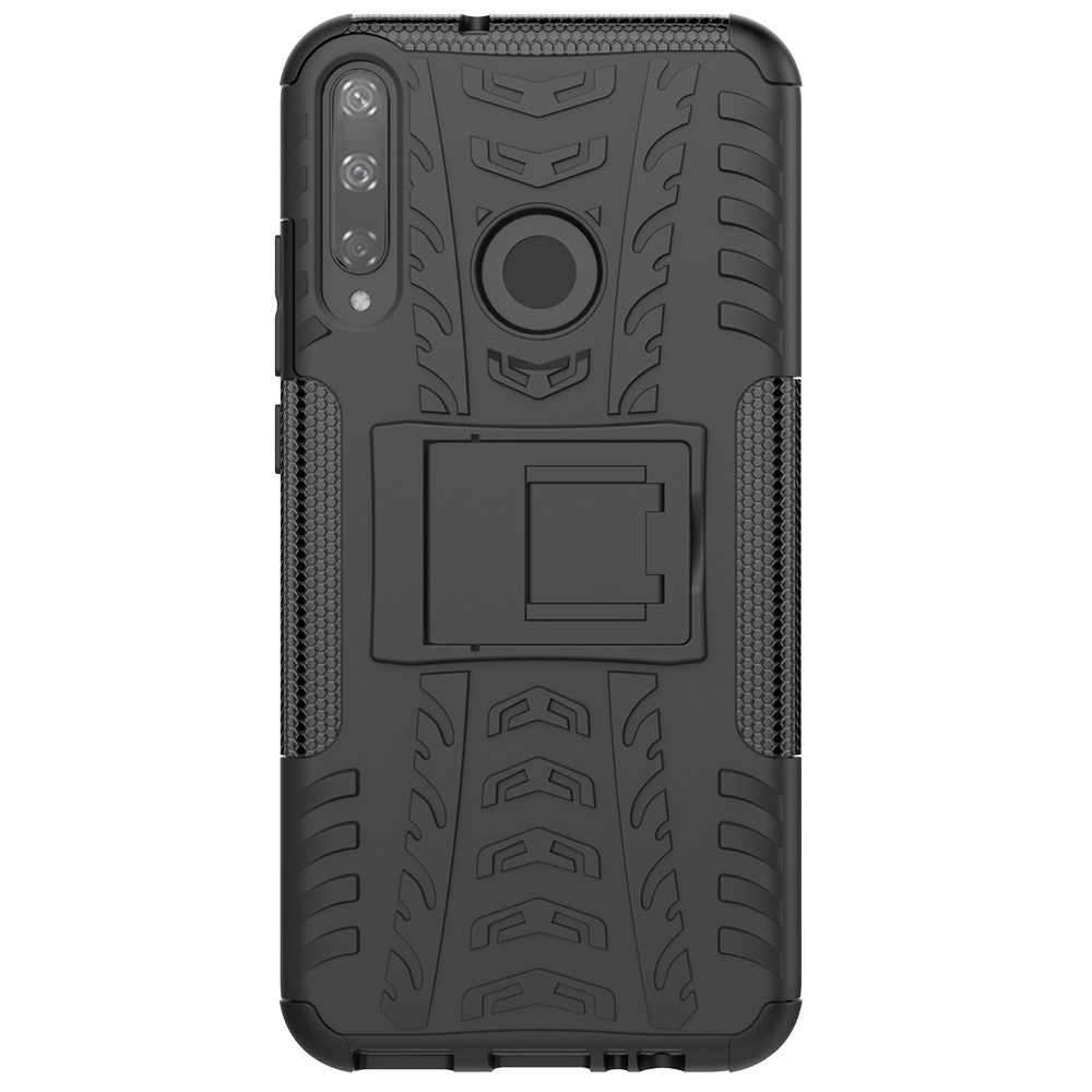  Huawei P40 Lite E - Ultimata Stöttåliga Skalet med Stöd - Svart