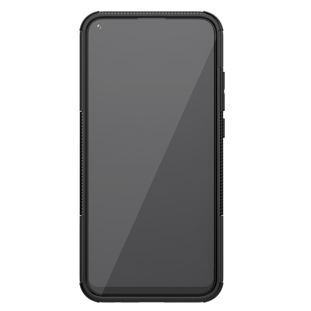  Huawei P40 Lite E - Ultimata Stöttåliga Skalet med Stöd - Svart