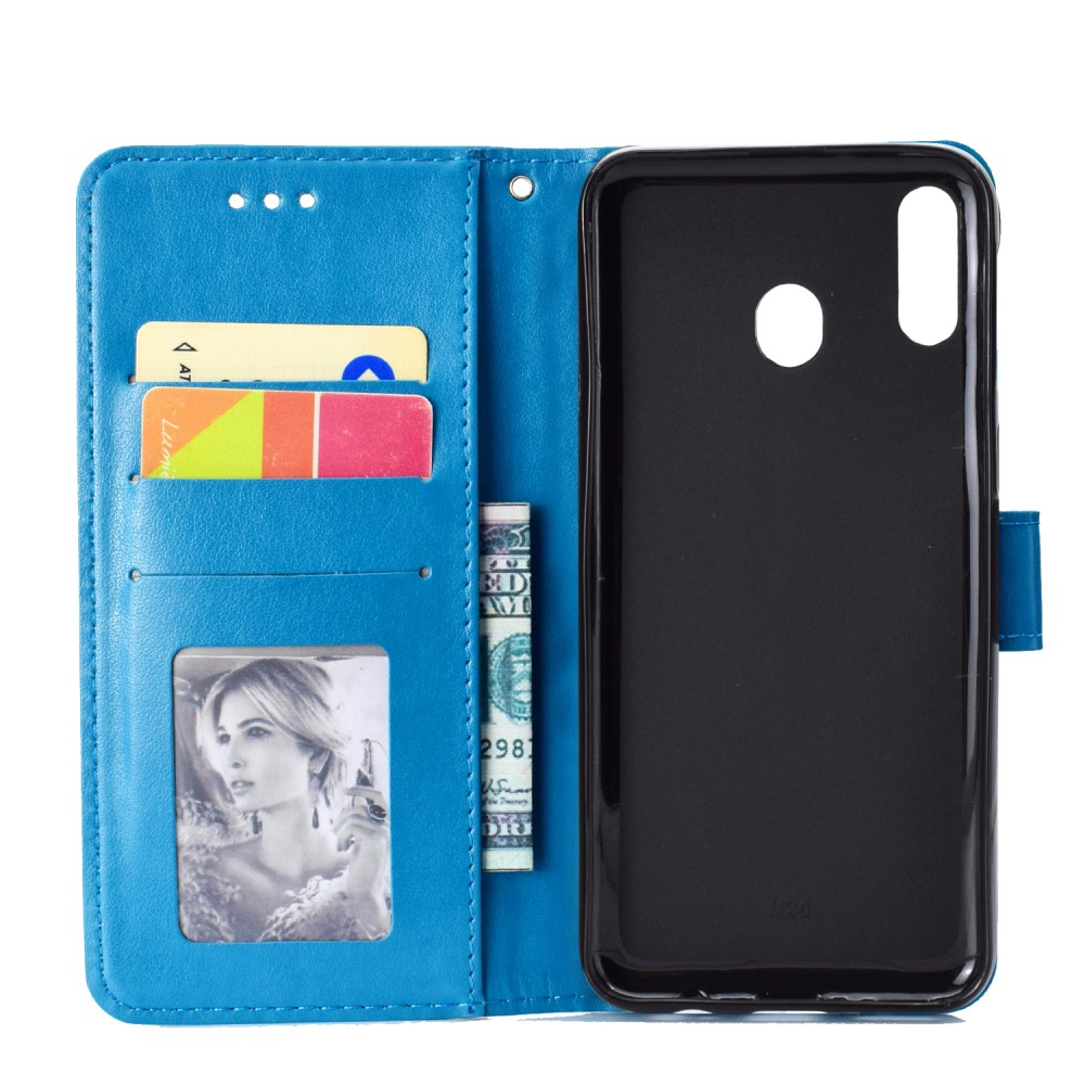  Huawei P40 Lite E - Mandala Plånboksfodral - Blå