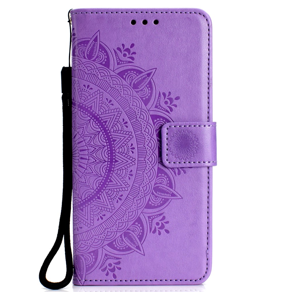  Huawei P40 Lite E - Mandala Plånboksfodral - Lila
