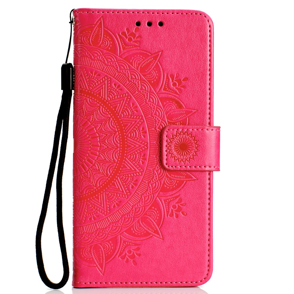  Huawei P40 Lite E - Mandala Plånboksfodral - Rosa
