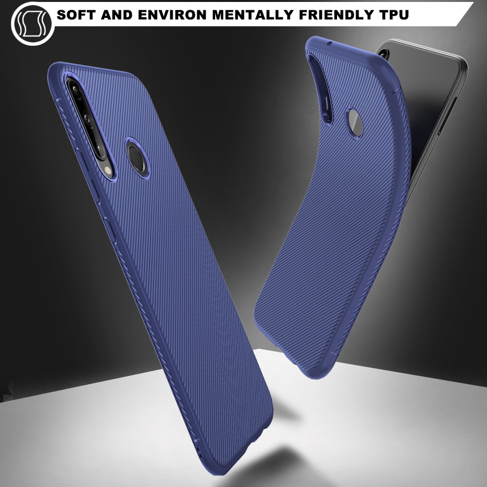  Huawei P40 Lite E - Jazz Twill Skal - Blå