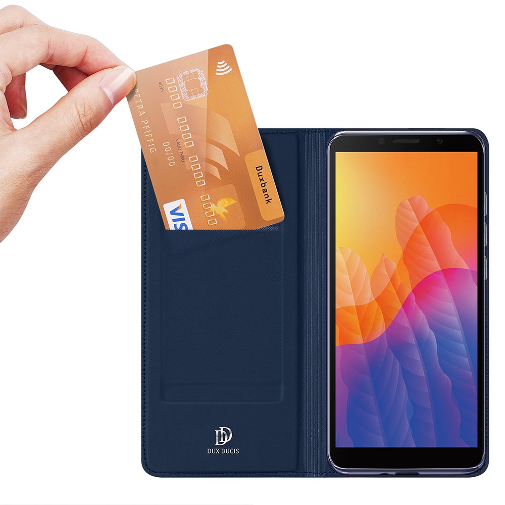 DUX DUCIS Huawei Y5p - DUX DUCIS Skin Pro Plånboksfodral - Blå