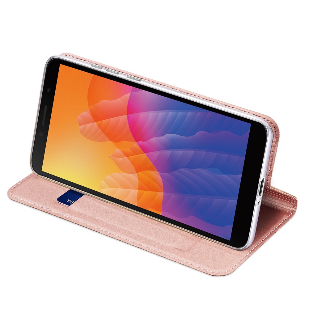 DUX DUCIS Huawei Y5p - DUX DUCIS Skin Pro Plånboksfodral - Roséguld