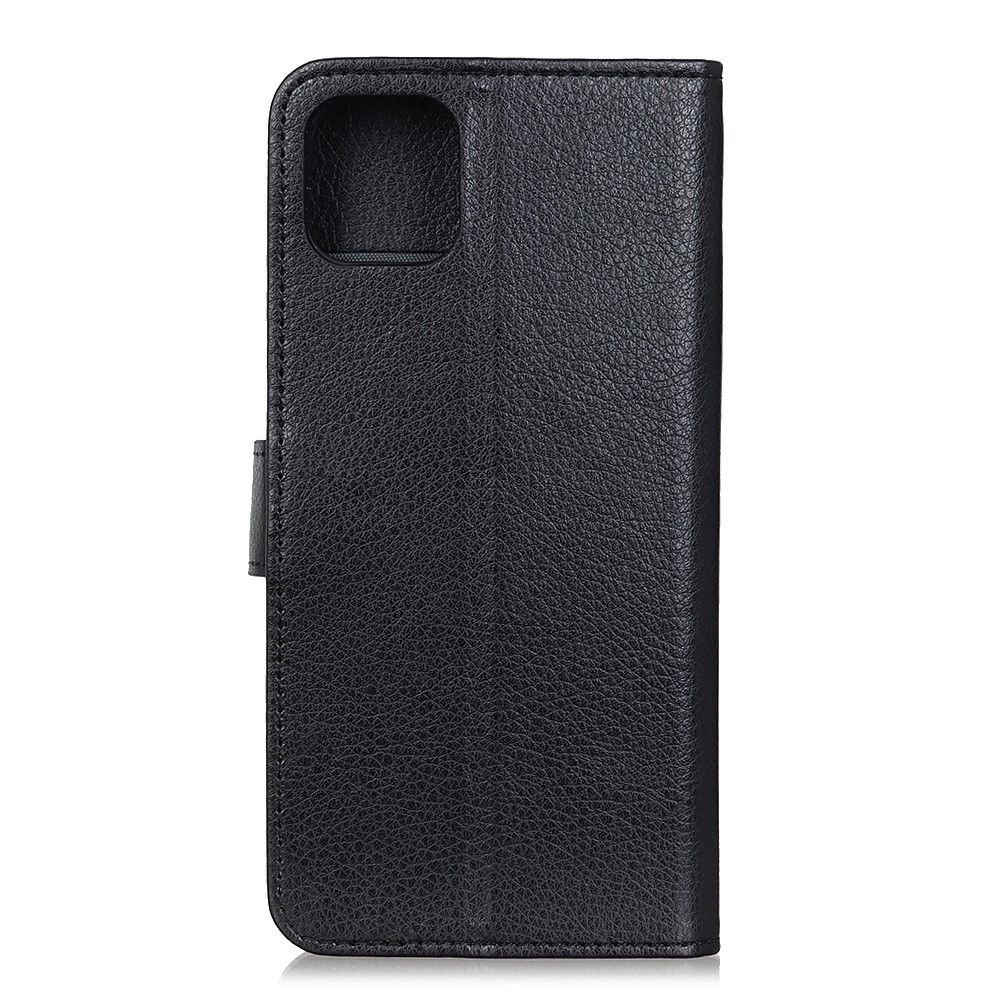  Huawei Y5p - Litchi Plånboksfodral - Svart