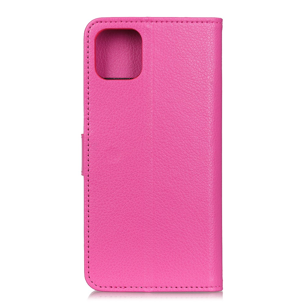  Huawei Y5p - Litchi Plånboksfodral - Rosa