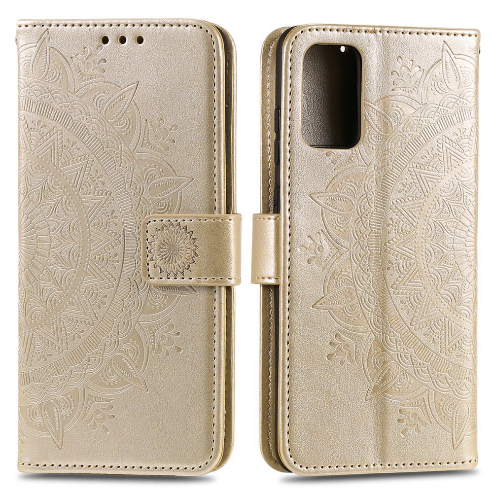  Huawei Y5p - Mandala Plånboksfodral - Guld