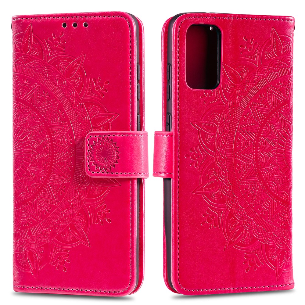  Huawei Y5p - Mandala Plånboksfodral - Rosa