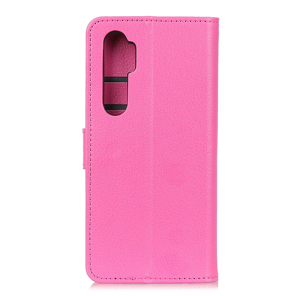  Xiaomi Mi Note 10 Lite - Litchi Plånboksfodral - Rosa