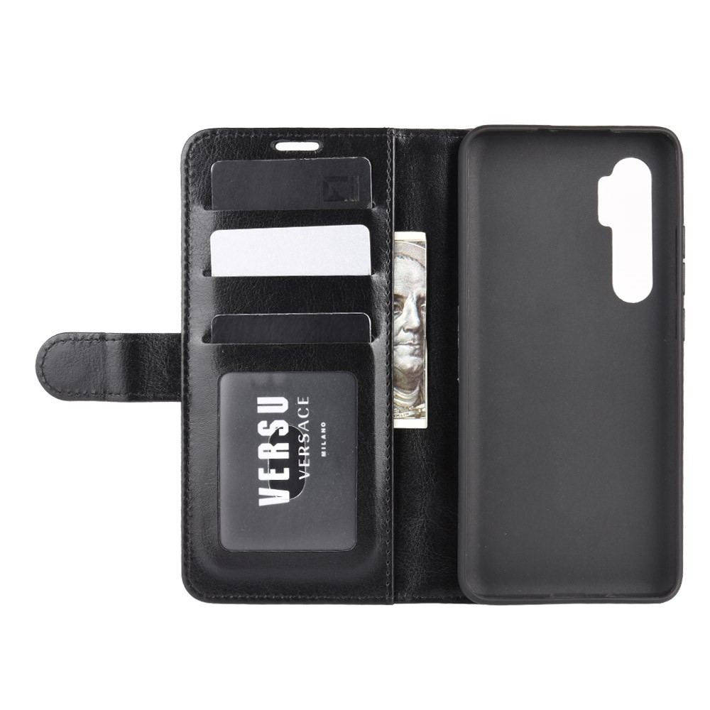  Xiaomi Mi Note 10 Lite - Crazy Horse Plånboksfodral - Svart
