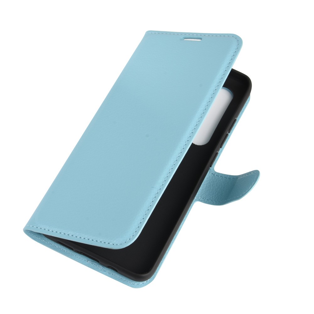  Xiaomi Mi Note 10 Lite - Litchi Plånboksfodral - Ljus Blå