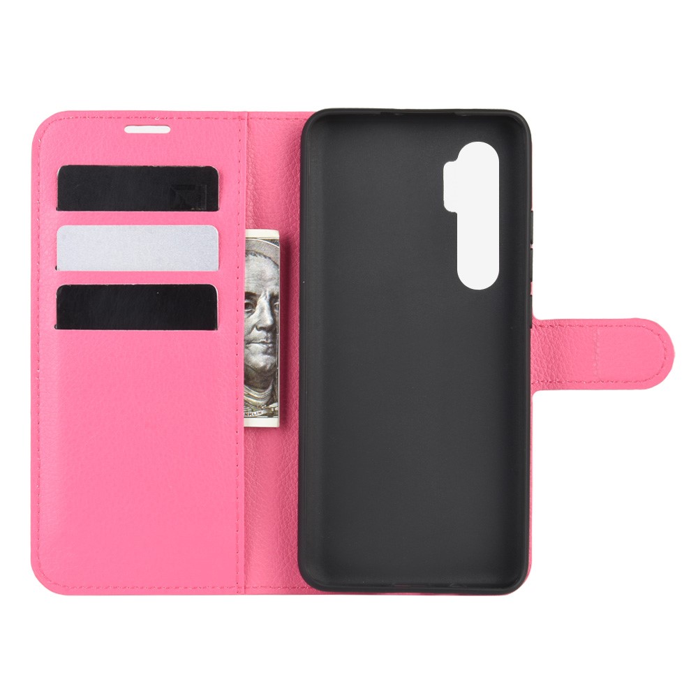  Xiaomi Mi Note 10 Lite - Litchi Plånboksfodral - Rosa