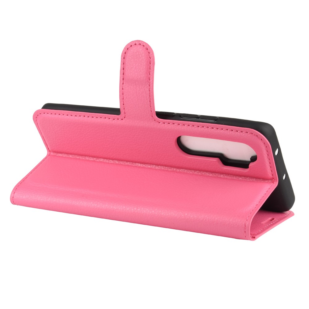  Xiaomi Mi Note 10 Lite - Litchi Plånboksfodral - Rosa