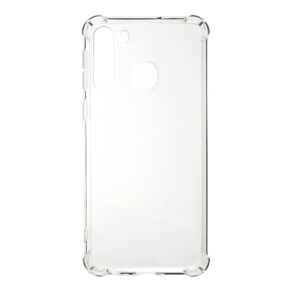  Samsung Galaxy A21 - Shockproof Transparent TPU Skal