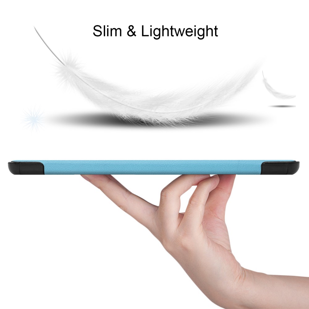  Samsung Galaxy Tab S6 Lite - Tri-Fold Fodral - Ljus Blå