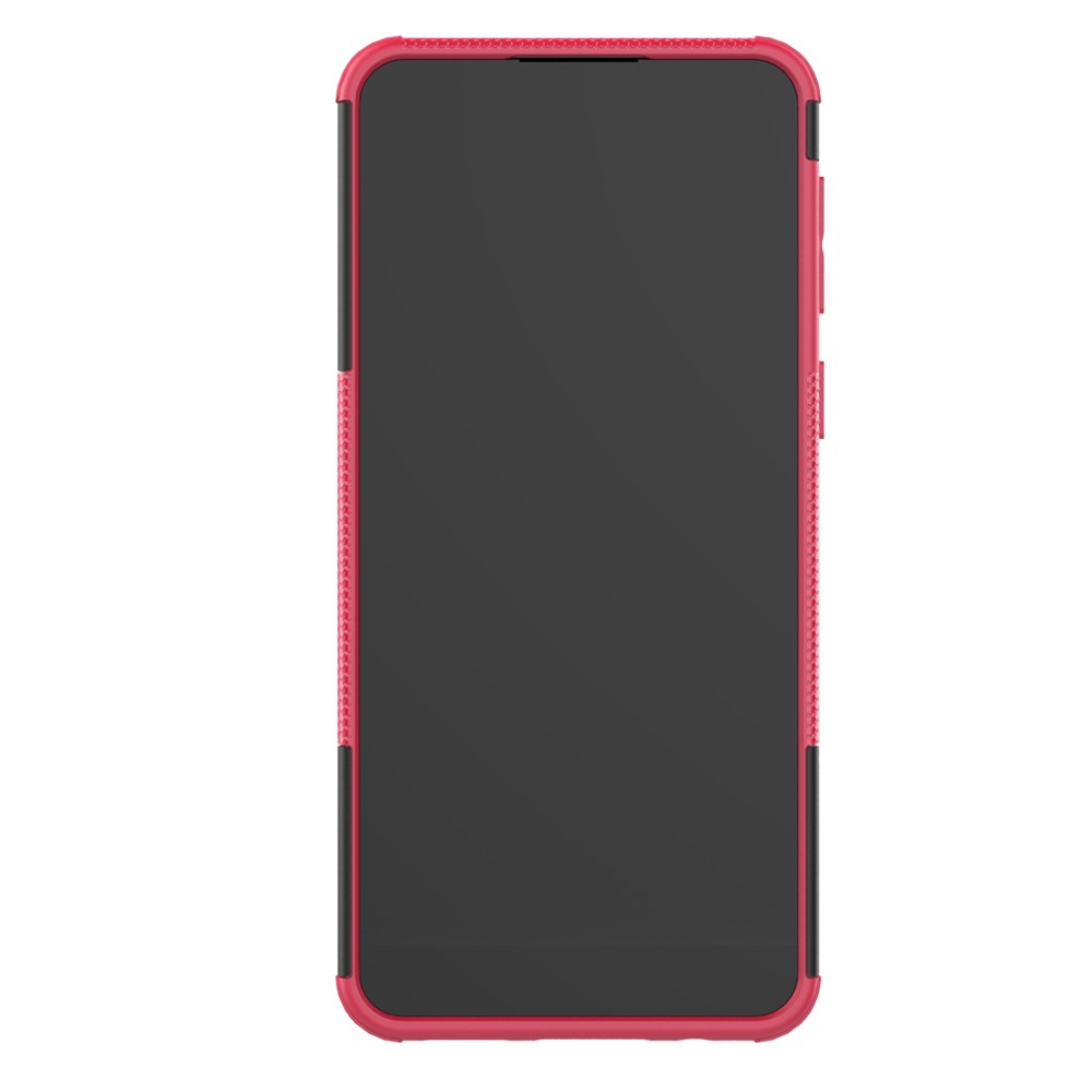  Samsung Galaxy A21 - Ultimata Stöttåliga Skalet med Stöd - Rosa