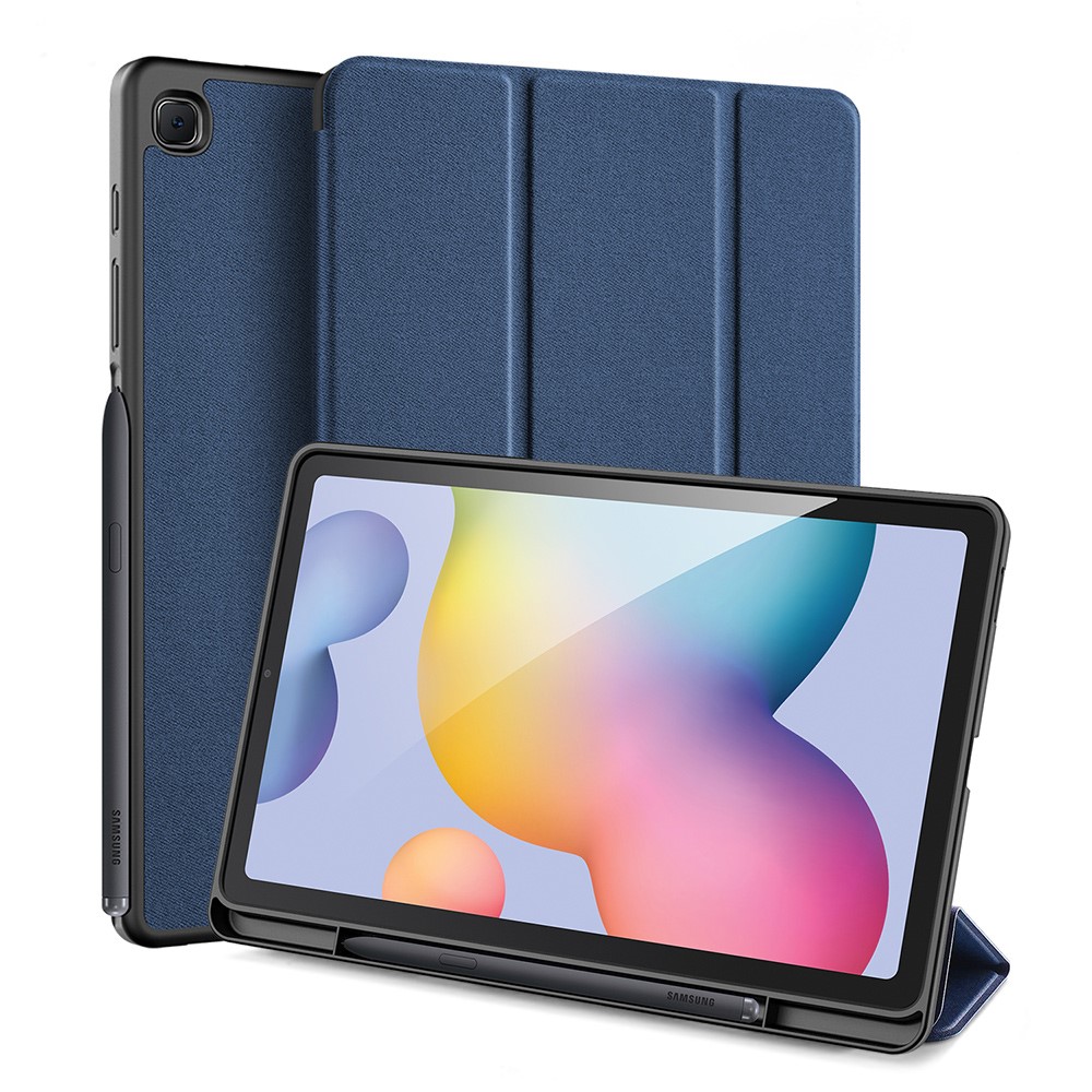 DUX DUCIS Samsung Galaxy Tab S6 Lite - DUX DUCIS Domo Tri-Fold Fodral - Blå