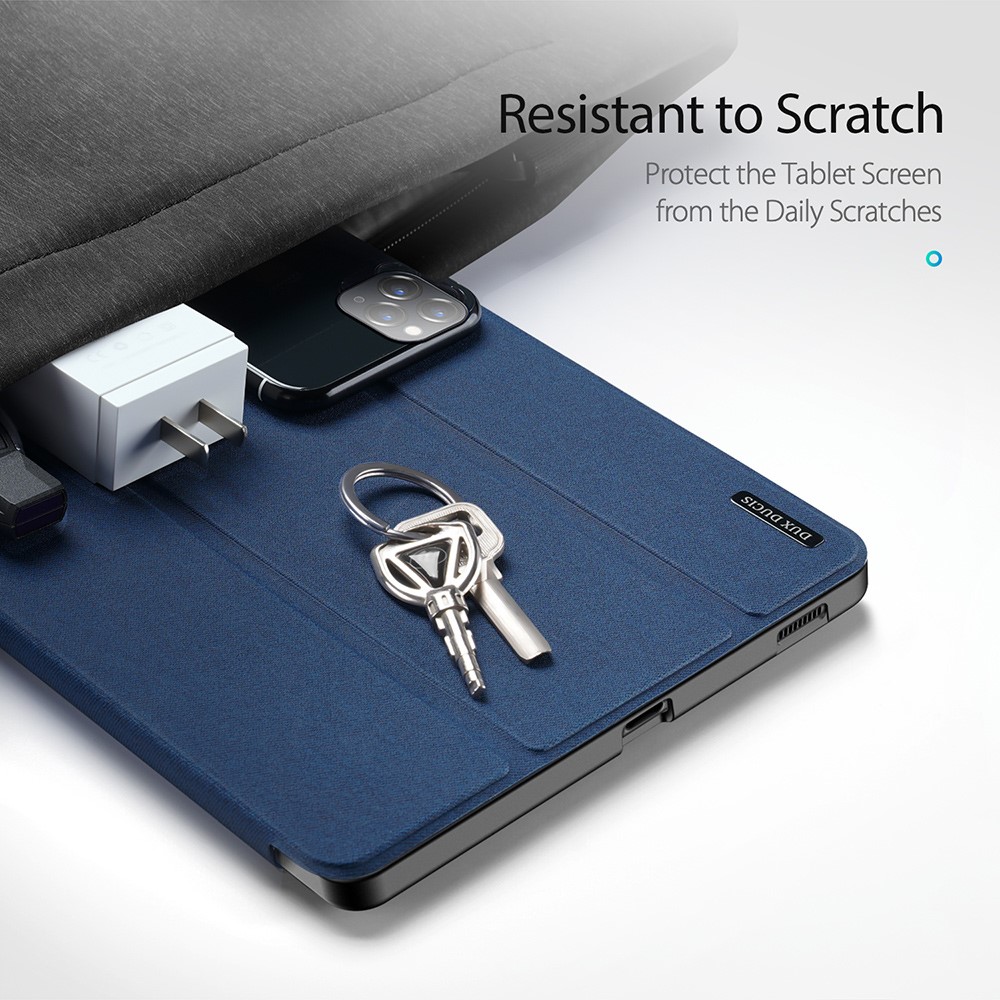 DUX DUCIS Samsung Galaxy Tab S6 Lite - DUX DUCIS Domo Tri-Fold Fodral - Blå